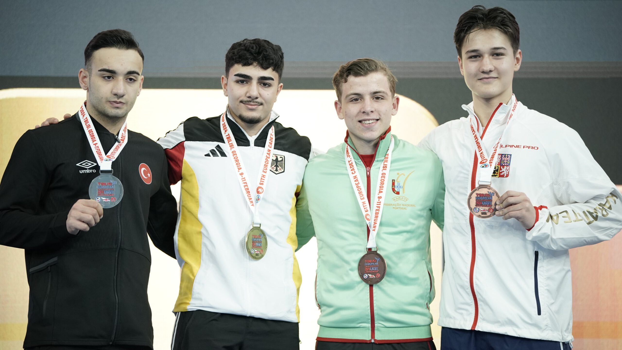 This photo taken during the European Cadet, Junior, U21 Karate Championships in New Sports Palace in Tbilisi, Georgia between 9-11 February 2024.

© All rights reserved - Gökhan Taner / Gokhan Taner Photography