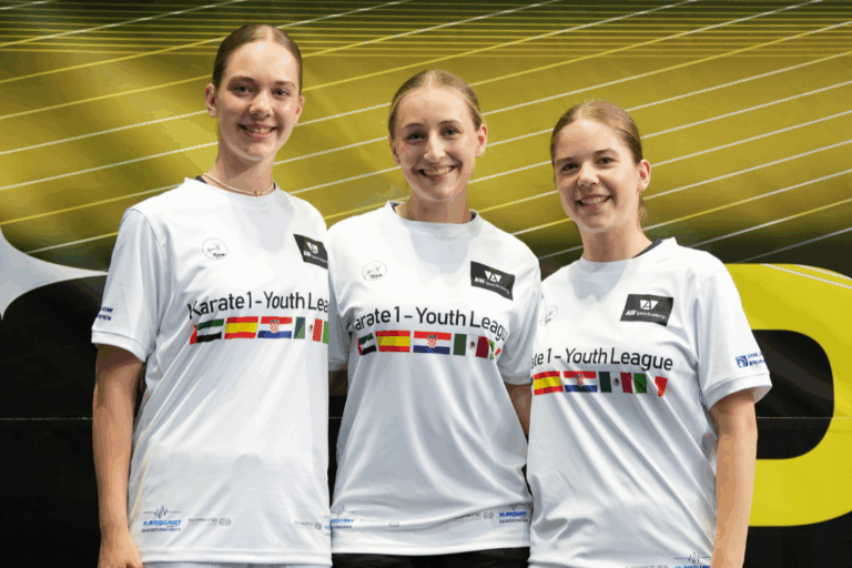 Mehr über den Artikel erfahren Jessica Vlai und Biedemann-Zwillinge mit starken Leistungen bei der Karate 1 Youth League in Poreč 