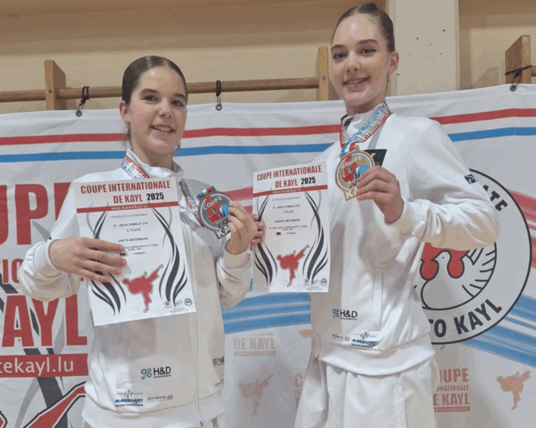 Gold und Silber für Biedemann-Zwillinge in Luxemburg