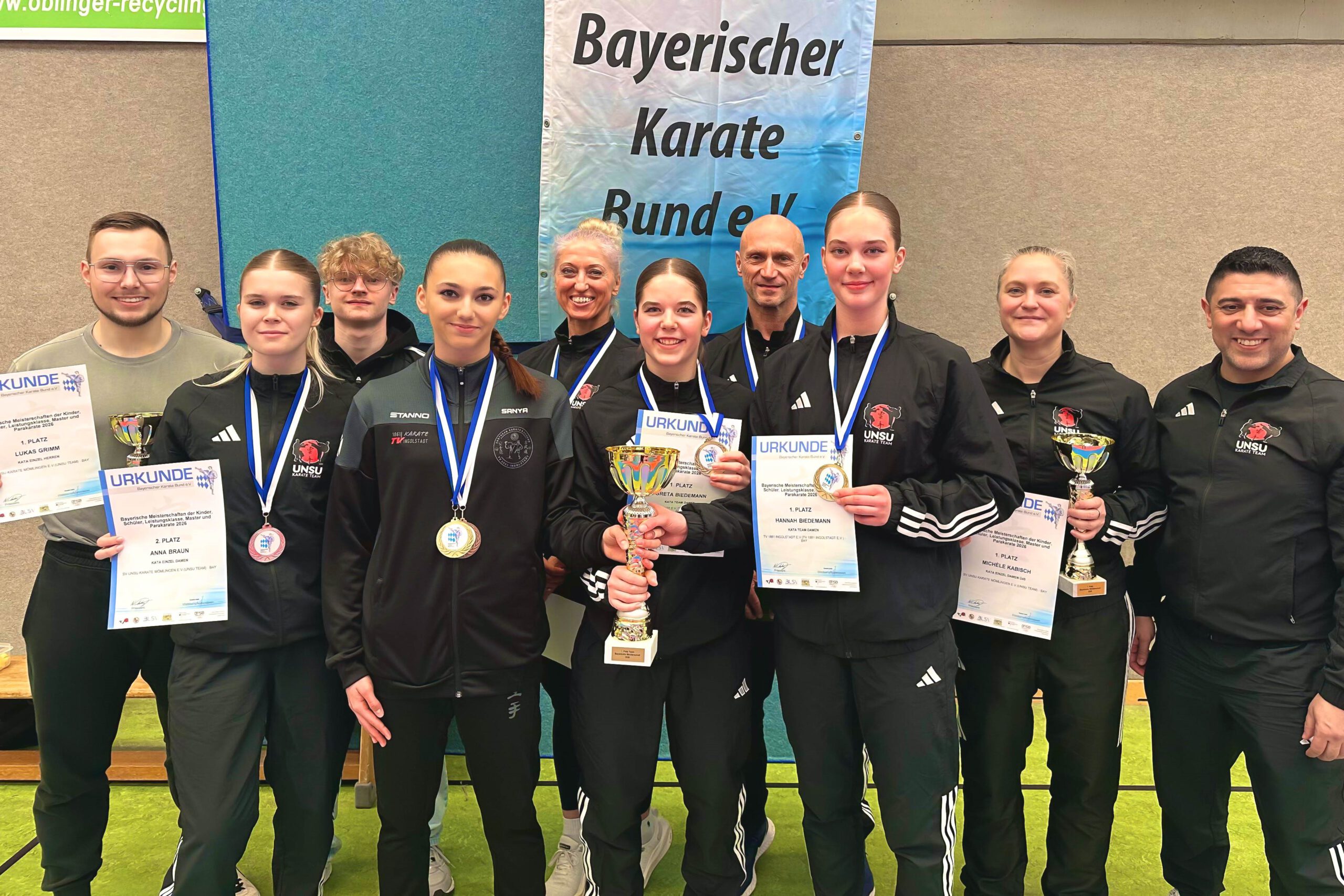 Du betrachtest gerade Fünf bayerische Landestitel für den SV UNSU Karate Mömlingen e.V.